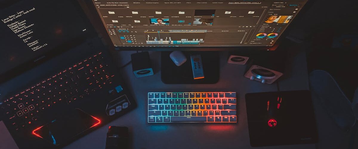 Computer setup for small business technology