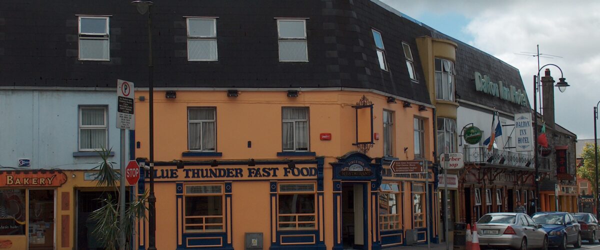 Claremorris town centre, County Mayo