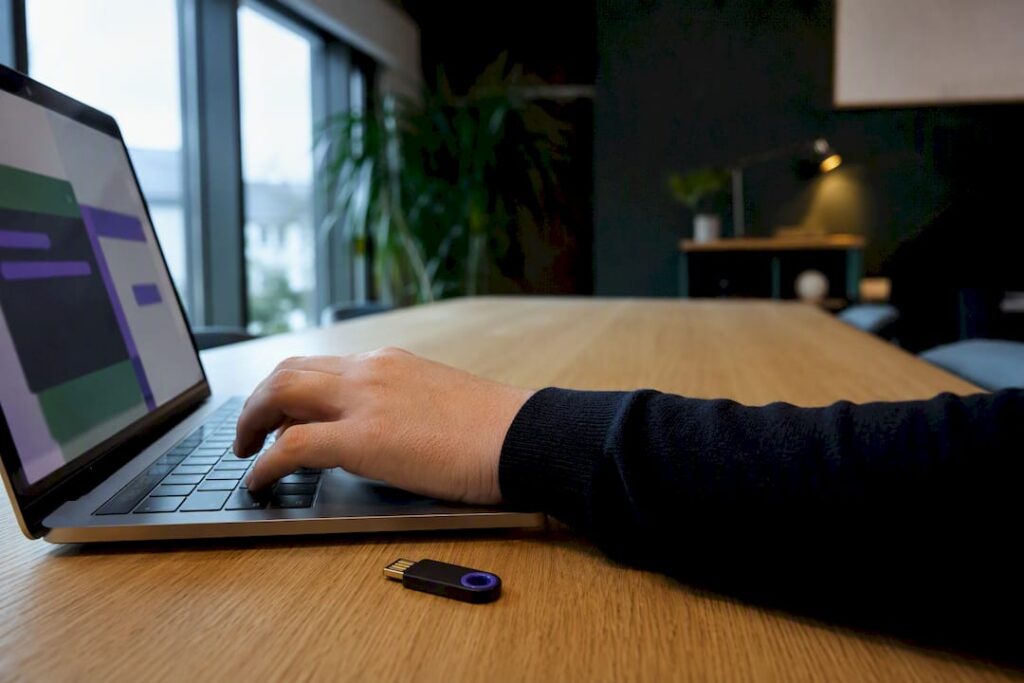 Secure file transfer in small business office